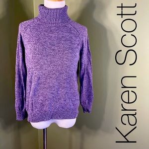 PM Karen Scott turtleneck sweater